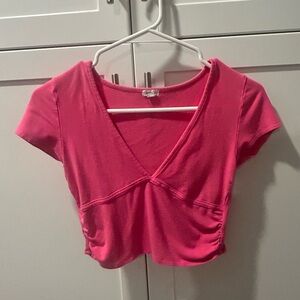 Garage Crop Top Pink